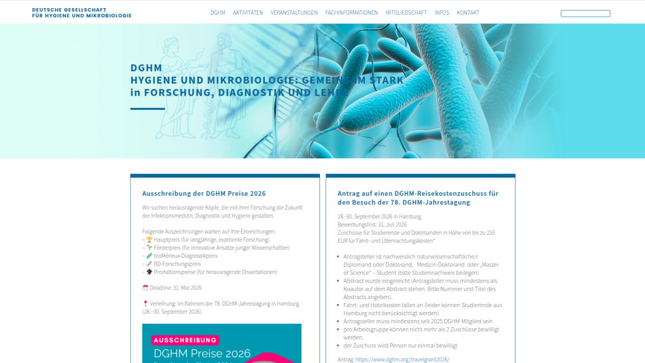 Deutsche Gesellschaft für Hygiene und Mikrobiologie